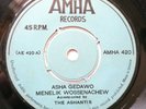 Menelik Wossenachew – Asha Gedawo - ETHIOPIA Funky Soul Afro 45 - Amha AE 420