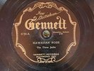 Gennett 6730 The Three Jacks HAWAIIAN ROSE  78rpm 1928 Hawaiian Guitars V+/E-