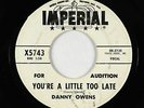 Northern Soul R&B 45 - Danny Owens - You're A Little Too Late - Imperial - mp3