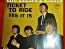 BEATLES TICKET TO RIDE 45 RPM SINGLE PICTURE SLEEVE MINT CAPITOL 5407 VINYL FREE