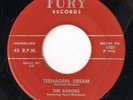 R&B Doo Wop THE KODOKS Little Boy And Girl / Teenagers Dream FURY Rare 45 VG