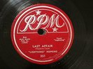 BLUES LIGHTNING HOPKINS Last Affair / Don't Keep My Baby Long RPM 351 EE+/E