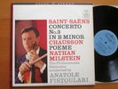 Milstein Saint-Saens Concerto 3 Chausson Poeme Fistoulari Angel Stereo S 36005