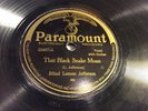 BLIND LEMON JEFFERSON PARAMOUNT - 12407 Black Snake Moan/Stocking Feet Blues 78