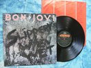 BON JOVI - SLIPPERY WHEN WET LP w/ LYRICS   orig 1986 MERCURY hard rock