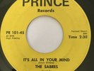 THE SABRES It’s All In Your Mind Gonna Leave 45 R&B Sweet Garage Soul Rockabilly