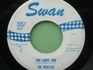 BEATLES 45 - She Loves You / I'll Get You - Swan Records - Blue Label - Spizer