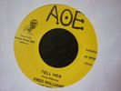 fred williams tell her aoe uk reissue soul 45 northern soul