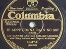 Gid Tanner & His Skillet Lickers, It Ain't Gonna Rain No Mo', Columbia 15447