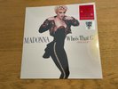 Madonna: Who’s That Girl (Super Club Mix) Red Vinyl Record Store Day RSD 2022