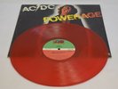 AC/DC POWERAGE - 1978 RED   Translucent Vinyl Record LP -R49