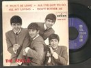 THE BEATLES,It won't be long.RARE SPANISH EP Dark blue Odeon label 16577