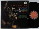 RAY CHARLES Genius + Soul = Jazz IMPULSE LP VG+ mono gatefold g