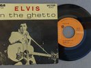 ELVIS PRESLEY - IN THE GHETTO 1977 - 7/45 VERY RARE PORTUGUESE PRESS