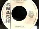 SPIRALS-FOREVER & A DAY / PLEASE BE MY LOVE 45 SMASH PROMO 45