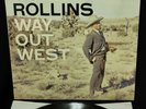 SONNY ROLLINS - WAY OUT WEST * Contemporary us * Re-issue S7530  * Hard Bop Jazz