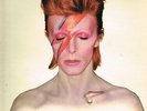 DAVID BOWIE Aladdin Sane LP VINYL UK Rca 1973 10 Track Orange Label Design With