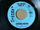 BARBARA MASON Arctic 154 YOU BETTER STOP IT / HAPPY GIRL  VG  LISTEN