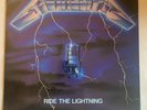 Metallica Ride The Lightning US LP 1984 Megaforce Label W/ Insert A1/A1 Pressing