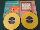 2 Vintage Mother Goose 78 Yellow Records Peter Pumpkin Eater Little Tommy Tucker