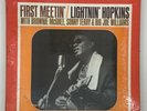 LIGHTNIN HOPKINS LP First Meetin WORLD PACIFIC stereo RED VINYL great copy