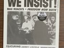 MAX ROACH WE INSIST FREEDOM NOW SUITE CLEAR VINYL LP NEW SEALED RSD 2022 CANDID