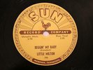 BLUES LITTLE MILTON Beggin' My Baby / Somebody Told Me SUN 194 Clean