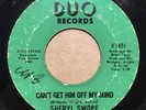 Soul 45 SHERYL SWOPE Can't Get Him Off My Mind / How You Feel DUO listen
