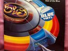 ELO Out Of The Blue D/LP 1977 BLUE VINYL UK with Poster and Spaceship Excellent