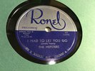 RARE CHICAGO DOO-WOP R&B 78 HEPSTERS RONEL  107  I Had To Let You Go/Rockin EXC