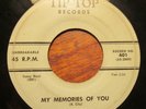 THE HARPTONES HIGH FLYIN BABY / MY MEMORIES OF YOU 45 7