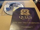 queen you are the champions numbered 7” new + time 7” picture disc
