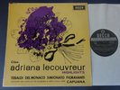 WBg ED1 CILEA: ADRIANA LECOUVREUR H/L LP, Santa Cecilia, Tebaldi, DECCA SXL 6017