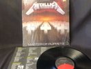 1986 METALLICA Master Of Puppets vinyl LP Elektra E1-60439 