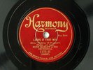 78rpm - Jazz - SELVIN as MARLOW: Leave It That Way & ALBIN as AUBURN: Promises