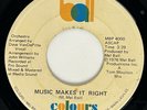 COLOURS Music Makes it Right / Let it Move Ball Modern Soul Disco 45 HEAR