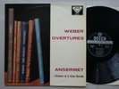 ANSERMET - DECCA SXL 2112 ED1 2E/3D (1ST ISSUE) -  WEBER - OVERTURES