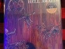 SLAYER HELL AWAITS LP ORANGE / BLACK SPLIT VINYL + LARGE POSTER