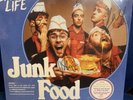 Junk Food - Easy Life.  SIGNED YELLOW VINYL LP RECORD . PLEASE READ DESCRIPTION