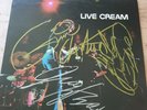 Rare Signed First Pressing CREAM LIVE 1970 Eric Clapton Vinyl LP Record