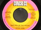 ELTON JOHN: border song / bad side of the moon CONGRESS 7