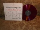 Chet Baker Quartet at Ann Arbor Pacific Jazz 1203 red vinyl mono