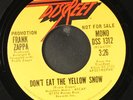 FRANK ZAPPA: don't eat yellow snow / mono DISCREET 7