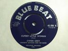 RARE REGGAE 45 Owen Grey Cutest Little Woman/ Running Around BLUE BEAT BB8 GRAY