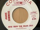 JOANIE SOMMERS Never Throw Your Dreams Away / You've Got Possibilities PROMO 45