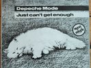 DEPECHE MODE Just Can't Get Enough German Maxi 45  White Colored Vinyl EX