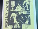 LED ZEPPELIN IN CONCERT MSG ‘75 2 COLOR LP’S ROCK SOLID 1982