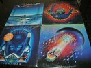 JOURNEY (4) VG+/EX LP RECORD LOT: ESCAPE/FRONTIERS/INFINITY/RAISED ON RADIO