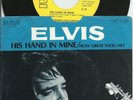 ELVIS PRESLEY   USA   PROMO   PS  45  HIS HAND IN MINE   YELLOW LABEL PROMO
