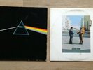 PINK FLOYD 2LP Lot: Dark Side Of The Moon, Wish You Were Here POOR  READ
